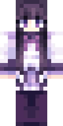 Amethyst Gown Minecraft skin