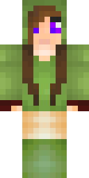 Sage Cardigan Girl Minecraft skin
