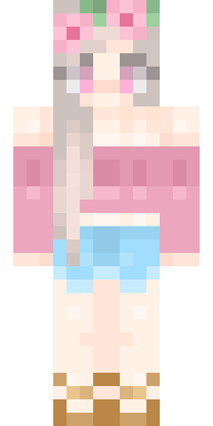 Bubblegum Bunny Cutie Minecraft skin