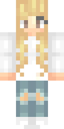 Golden Locks Belle Minecraft skin