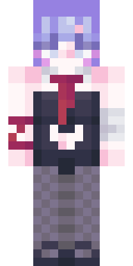 Violet Idol Songstress Minecraft skin