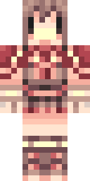 Blossom Warrior Maiden Minecraft skin