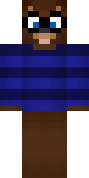 Sapphire Stripe Buddy Minecraft skin
