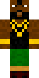 Golden Chain Canine Minecraft skin
