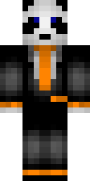 Amber Hooded Skull Minecraft skin