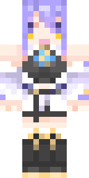 Violet Dream Idol Minecraft skin