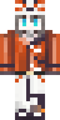 Amber Tiger Warrior Minecraft skin