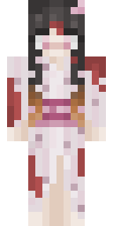 Blush Rose Maiden Minecraft skin