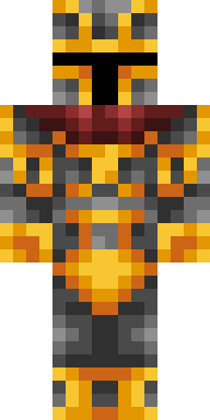 Golden Serpent Warlord Minecraft skin