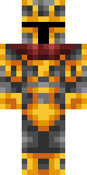 Golden Serpent Warlord Minecraft skin