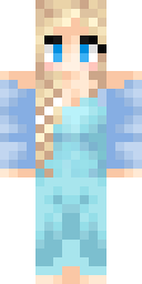 Glacier Gown Queen Minecraft skin