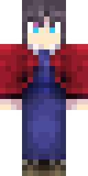 Scarlet Kimono Ronin Minecraft skin