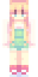 Pastel Frill Cutie Minecraft skin