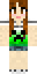 Creeper Charm Girl Minecraft skin