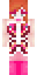 Magical Pink Star Minecraft skin