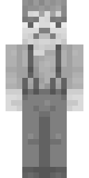 Silver Frost Wolf Minecraft skin