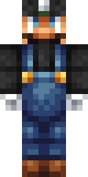 Blue Overalls Plumber Minecraft skin