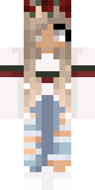 Fluffy Snow Fox Minecraft skin