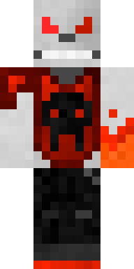 Scarlet Rage Skull Minecraft skin