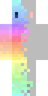 Rainbow Ghost Wisp Minecraft skin