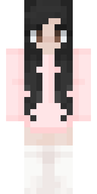 Blush Ribbon Maiden Minecraft skin