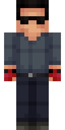 Masked Denim Rogue Minecraft skin