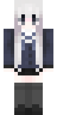 Pale Spirit Maiden Minecraft skin