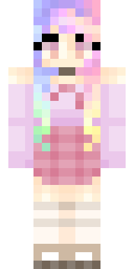 Blossom Pink Angel Minecraft skin