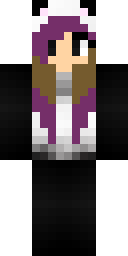 Violet Hood Wanderer Minecraft skin