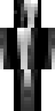 Monochrome Formal Ghost Minecraft skin