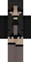 Midnight Strap Girl Minecraft skin