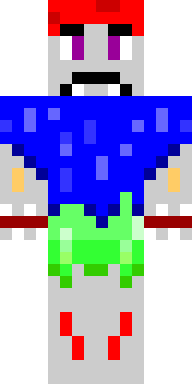 Frosted Cape Hero Minecraft skin