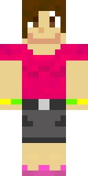 Magenta Tee Casual Minecraft skin