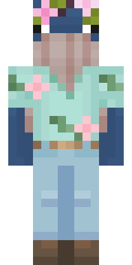 Floral Crown Summer Minecraft skin