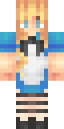 Cat Tee Blonde Minecraft skin