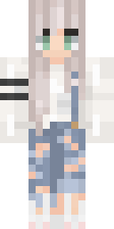 Frost Spirit Maiden Minecraft skin