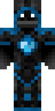 Cobalt Battle Armor Minecraft skin