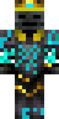 Golden Void Sentinel Minecraft skin