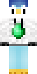 Emerald Penguin Minecraft skin