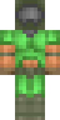 Emerald Battle Armor Minecraft skin