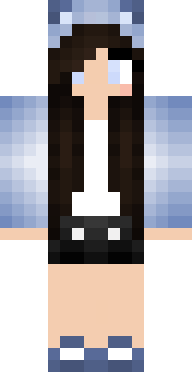 Raven Haired Scholar Minecraft skin