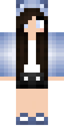 Raven Haired Scholar Minecraft skin