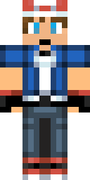 Azure Trainer Rookie Minecraft skin