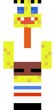 Golden Sea Sponge Minecraft skin