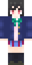 Navy Scarf Kid Minecraft skin