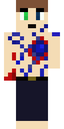 Azure Ribbon Fighter Minecraft skin