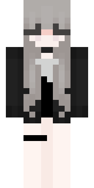 Silver Wraith Girl Minecraft skin