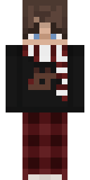 Crimson Plaid Rogue Minecraft skin