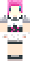 Rosy Maid Doll Minecraft skin