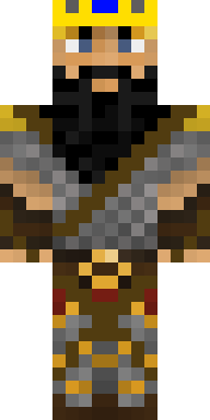 Obsidian Royal Warlord Minecraft skin